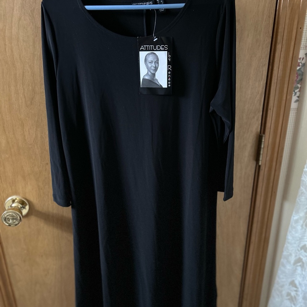 Attitudes by Renee Black Dress